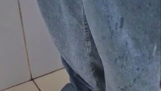 Taking Shower in Nikes AF1