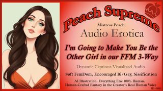 I'm Going to Make You Be the Other Girl in Our FFM 3-Way [POV Erotic Audio] [Visualized Audio Caption Video]