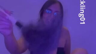 tickling with a feather duster