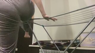 CLOTHES DRYER BUTT CRUSH
