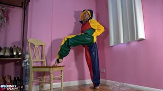 Farmerrain PVC Rainwear Jacket Unboxing & Full Fetish Dress Up - MP4