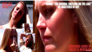 THE ORIGINAL DONNA AT THE LAKE WITH SNEEZES, NOSEBLOWING, SPITTING AND MORE! RE-MASTERED AND REMIX! CELEBRATING OVER 17 YEARS WMV
