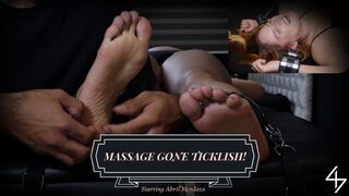 Massage Gone Ticklish!