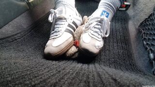 Candid Plushie Trample in Adidas