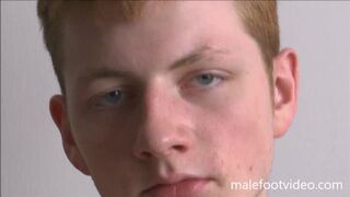 Extreme Cute 18-Year-Old Twink Boy Is Wearing An Army Outfit & Shows You His Boyish Feet - Super Soft Twink Soles!