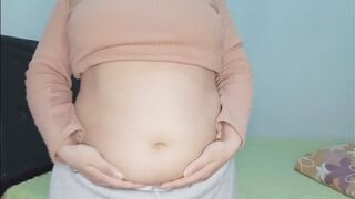 My belly is swollen