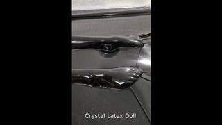 Crystal feets in vacbed with some wibe and breathplay