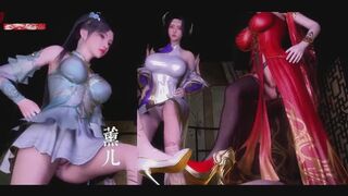 Sculpted in Pixels: 3D Beauty with Bigtits - 3D Animation Hentai