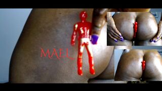 Oily Hero Ass-Fyxiation : Unaware Giantess Spiderman Ass Smothering