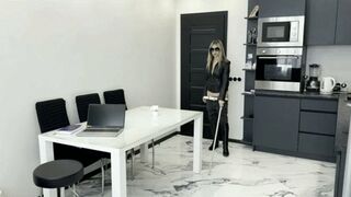 Blind Girl Black Leather Buttcrack Fight (Part 2) MP4 HD 720p