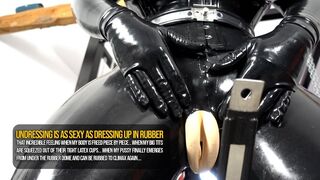 Undressing is as sexy as dressing up in Rubber