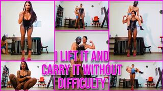 I lift it and carry it without difficulty