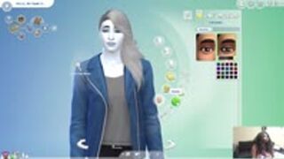Creating my character Rae in The Sims 4