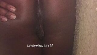 Lay behind me, press your hand to my stomach so I can position it nice and good on you, like a lock????????