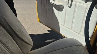 Driving in nylons