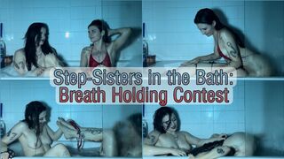 Step-Sisters in the Hot Tub Breath Holding Contest