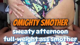 Sweaty BBW Full-weight Smother