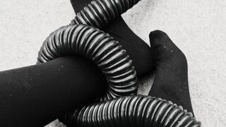 Pantyhose Vacuum Hose - ASMR