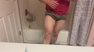 Ripped Bodybuilder Flexes Hard and Strips Down Slow