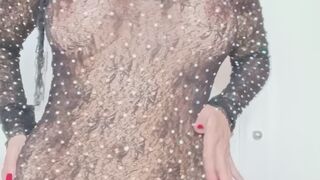 Sheer secrets under the hijab. My very first time jerking off on camera