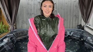 Double the Rainwear Hot Tub Soaking