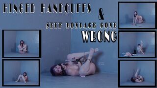 Unboxing in Hinged Handcuffs + Self-Bondage Gone Wrong