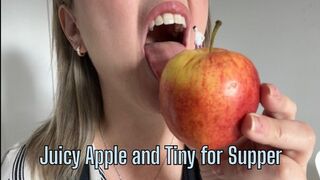 Juicy Apple and Tiny for Supper