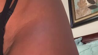 Busty Ebony Big Booty Twerking Nyla Storm Stripteases While You Vibrate Her Pussy