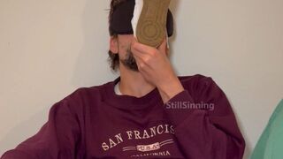 I demand your load on my Sneakers