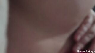 Renee Sakuya getting herself off with Lovense Lush 3