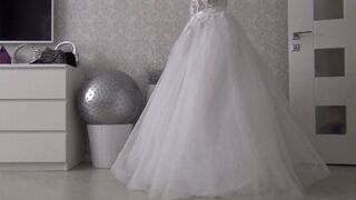 The view under the wedding dress aa