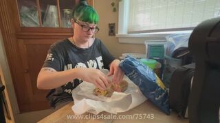 Eating A Quick Lunch With Charlotte Webb