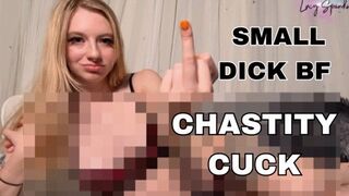 Cuck Caged BF CENSORED Humiliation Beta Safe Chastity Cheating Fantasy Lucy Spanks
