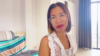 BOM - 36kg-79lbs Petite Girl Get Glasses Sprayed with Semen in Fuck