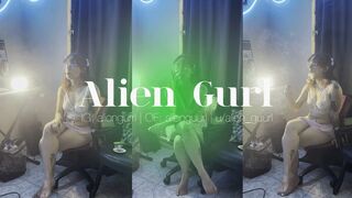 Cute Lingerie Smoking | Alien Girl
