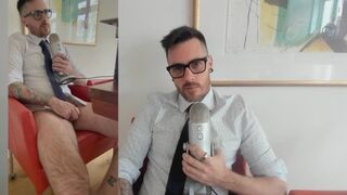 ASMR Professor calls you into his office after hours