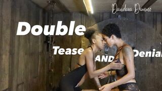 Dandara Domme: Hot girl-girl play with a mummified submissive serving as furniture and seating (EN-4K)!