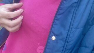 hana at the garden and special thing happen