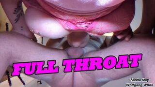 No Words, Just Throatfuck - Halloween POV Facefucking And Facial With Sasha May