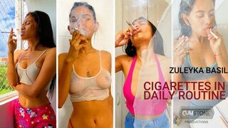 Cigarrettes in dayli routine