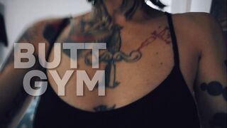 sensual butt gym dancing