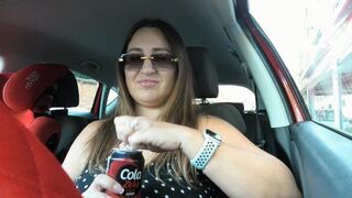 Driving a car while burping a