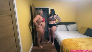Gia and Saphire Test Eachother's Strength
