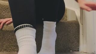 Straight after Run Smelly feet JOI