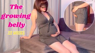 Pregnant Goddess - The growing belly - 22 weeks