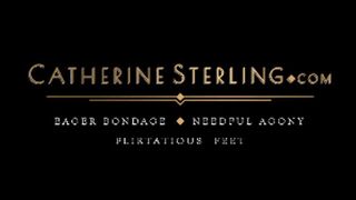 Ballgag and Ring Gag Gagged Talk by British Lass Catherine Sterling, wearing Halloween shirt! HD MP4 short video for you!