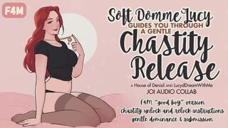 A Gentle Chastity Release JOI for My Good Boy | Erotic Audio for Men | F4M | Locktober | Chastity Play | Chastity Cage | Femdom | Gentle Femdom | JOI | Jerk Off Instructions | Stroking | Countdown | Degradation | Praise | Lucyddream | Keyholder