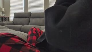Allergy sneezes while trying to watch a show