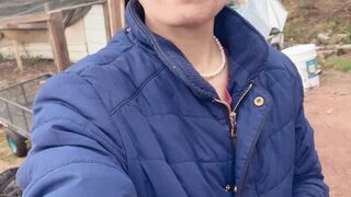 drain water on the apple garden