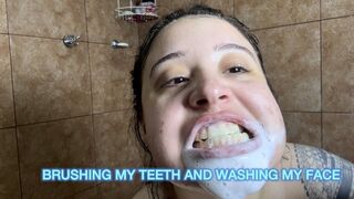 Morning Routine: Brushing My Teeth and Washing My Face